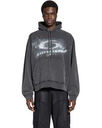 Balenciaga - Faded Crayon Loop Oversize Hoodie - Lyst