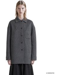 Prada - Double Wool Cashmere Jacket - Lyst