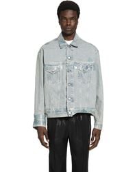 Maison Margiela - Taped Denim Jacket - Lyst