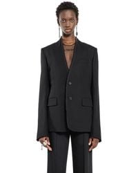 Ann Demeulemeester - Sady Collarless Blazer - Lyst