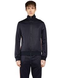 Gucci - Technical Jersey Track Jacket With Web - Lyst