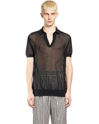 Tom Ford - Cotton Silk Mesh Polo - Lyst
