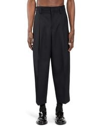 Jil Sander - Wool Gabardine Tapered Trousers - Lyst