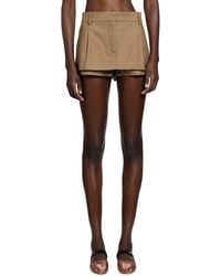 Acne Studios - Layered Satin Mini Skirt - Lyst