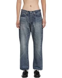 Human Made - Straight Denim Pants - Lyst