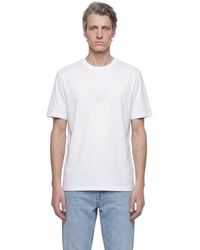 Emporio Armani - Pima-Jersey Logo T-Shirt - Lyst