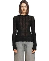 Haikure - Sey Semi-Sheer Knitwear - Lyst
