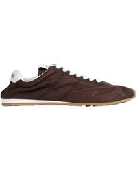 Miu Miu - Plume Technical Fabric And Suede Sneakers - Lyst