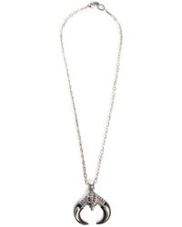 KD2024 - Skull Alien Horn Necklace - Lyst