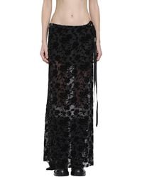 Ann Demeulemeester - Eveline Long Bias Skirt - Lyst