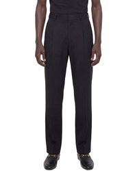Gucci - Wool Silk Twill Pants - Lyst