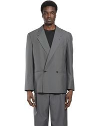 Lemaire - Double-Breasted Tailored Blazer - Lyst