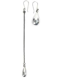 Ann Demeulemeester - Judith Pearl And Chain Earrings - Lyst