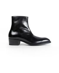 Tom Ford - Burnished Leather Vincent Ankle Boots - Lyst