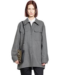 Jil Sander - Wool Canvas Shirt - Lyst