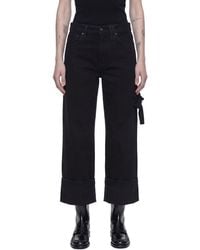 Simone Rocha - Cropped Straight Leg Jeans - Lyst
