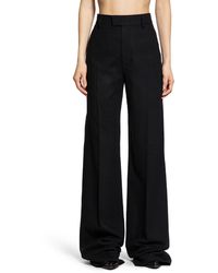 Ann Demeulemeester - Brushed Wool Maaike Flared Leg Trousers - Lyst