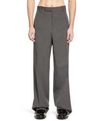 Jil Sander - Straight Leg Wool Gabardine Trousers - Lyst