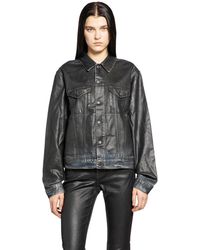 Acne Studios - Coated Denim Jacket - Lyst