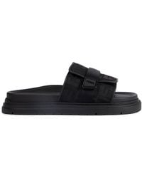 Fendi - Ff Jacquard Chunky Slides - Lyst