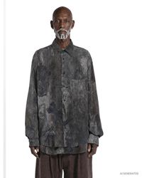 Ziggy Chen - Digital Print Layered Shirt - Lyst