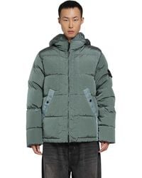 Stone Island - 4100019 Hooded Down Jacket - Lyst