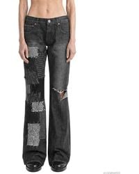 Junya Watanabe - Patchwork Flared Jeans - Lyst