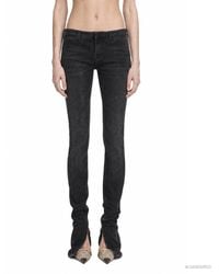 Gucci - Fitted Stretch Cotton Denim Pants - Lyst
