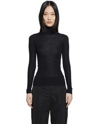 Jil Sander - Lightweight Wool High-Neck Sweater - Lyst