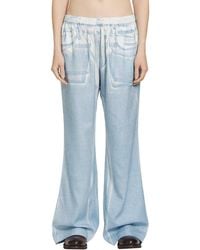 Acne Studios - Printed Wide Leg Trousers - Lyst