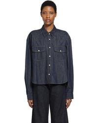 KHAITE - Grenon Chambray Shirt - Lyst