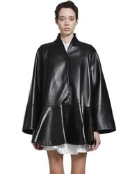Loewe - Nappa Lambskin Short Coat - Lyst