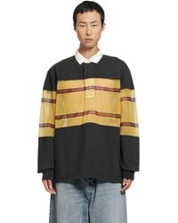 Kapital - Dense Jersey X Sheer Jersey Rugby Polo - Lyst