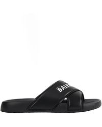 Balenciaga - Sporty Pool Slides - Lyst