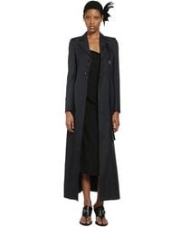 Ann Demeulemeester - Abke X-Long Open Front Fitted Coat - Lyst