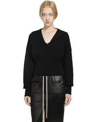 Rick Owens - Temple Dracu Cropped V - Lyst
