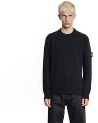 Stone Island - 5100072 Lambswool Sweater - Lyst