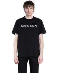 McQueen - T-Shirt With Logo - Lyst