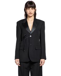 Balenciaga - Wrap Tuxedo Blazer - Lyst
