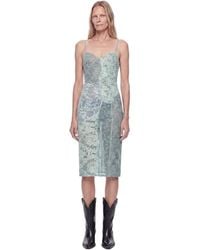Acne Studios - Lace Midi Slip Dress - Lyst