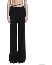 Tom Ford - Grain De Poudre Tailored Pants With Belt - Lyst