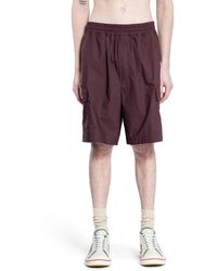 Bottega Veneta - Resinated Cotton Cargo Shorts - Lyst