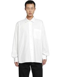 SALON C. LUNDMAN - Double Collar Pocket Shirt - Lyst