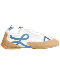 Loewe - Nylon And Suede Grip Sneakers - Lyst