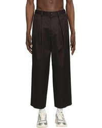 Ssstein - Cotton Satin Easy Wide Trouser - Lyst