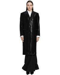 Junya Watanabe - Embossed Single Breasted Coat - Lyst
