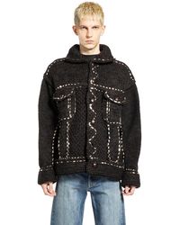 Kapital - Wool Hand Knit Cowichan G-Jacket - Lyst