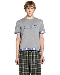 Loewe - Wool And Cotton Blend T-Shirt - Lyst