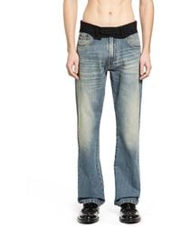 MM6 by Maison Margiela - Replaced Waist Jeans - Lyst