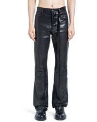 Ann Demeulemeester - Jonas 5 Pocket Leather Pants - Lyst
